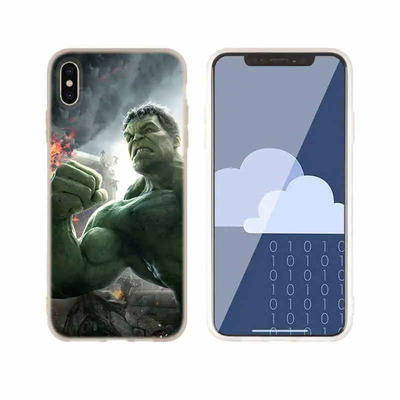 as the picture 05 Невероятный Халк чехол силиконовый мягкий для iPhone X 11 Pro XS Max XR 6 7 8 Plus 5 4 S чехол для телефона s TeleFoonhoesjes Etui - Цвет: as the picture 05