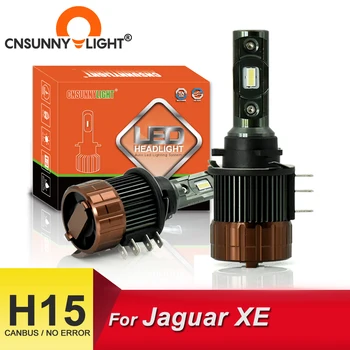 

CNSUNNYLIGHT H15 LED Car Bulbs Headlight 12000Lm 6000K Plug & Play Day Running Lights DRLs Replace For Jaguar XE Lamps