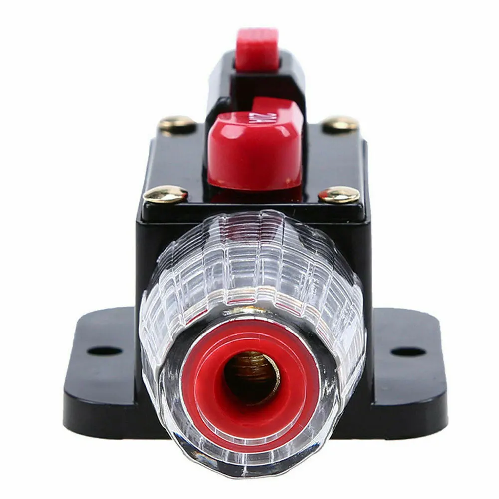 12V 24V 20-100A Auto Car Stereo Audio Thermal Circuit Breakers Reset table Fuse Holder overload Protector Push Button Switch