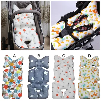 

Universal Cute Cartoon Breathable Soft Cotton Kids Toddlers Baby Stroller Safety Seat Dining Chair Pad Mat Cushion