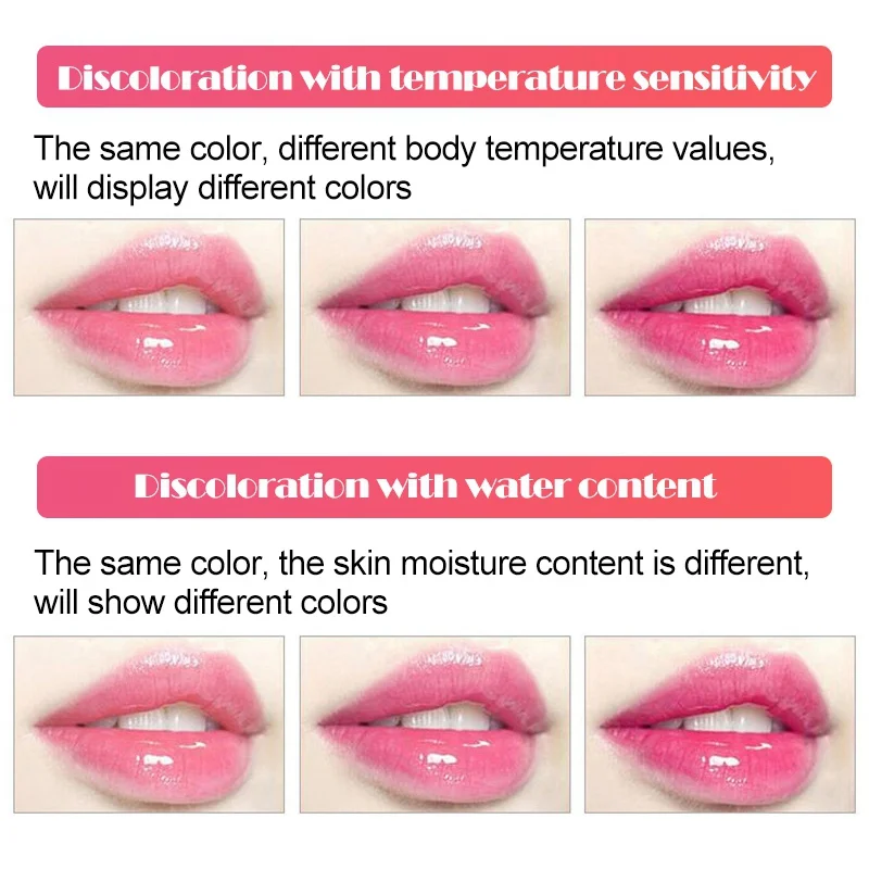 Be A Confident Woman Temperature Change Lip Balm Waterproof Long-Lasting Moisturizing Lipstick