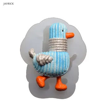 

Super Cute Cartoon Duck Goose Resin Mold Jewelry Making Tools Chocolate Gum Paste Sugar Molds DIY Art Crafts