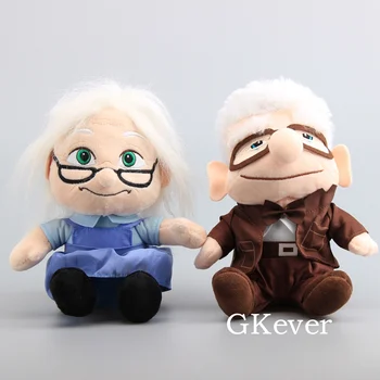 

20 cm Movie House Old Man Granny Plush Toys Doll Peluche Soft Stuffed Toys High Quality Women Kids Gift Baby Kids Pillow