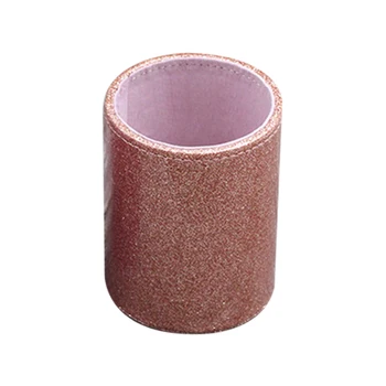 

Storage Box Pencil Cup Pen Holder Multifunction Desk Organizer Glitter Classroom PU Makeup Brush School Gifts Home Office Solid