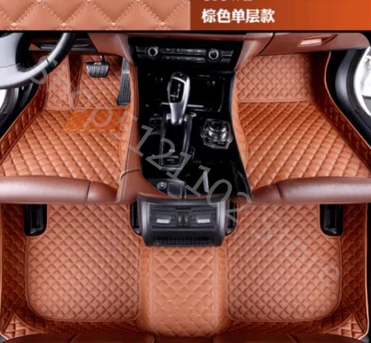 Light Brown Применимо к Mercedes-Benz E серия E250 E280 E300 E350 E400 E500 E63 AMGW210 W211 W212 W213 Роскошные Пользовательские коврик для автомобиля 10 видов цветов - Название цвета: Light Brown