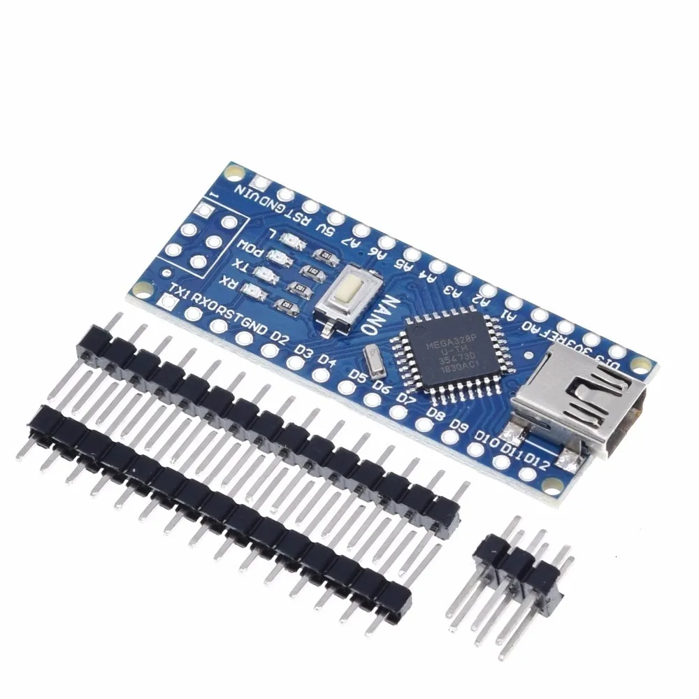 1 шт. Mini-USB с загрузчик Nano 3,0 контроллер совместим для arduino CH340 драйвер USB 16 мГц NANO V3.0 Atmega328 хорошее