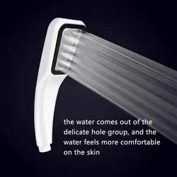 300 Holes Shower Head ABS Plastic Bathroom Shower Water Saving Bathing Water Nozzle Household Dropping