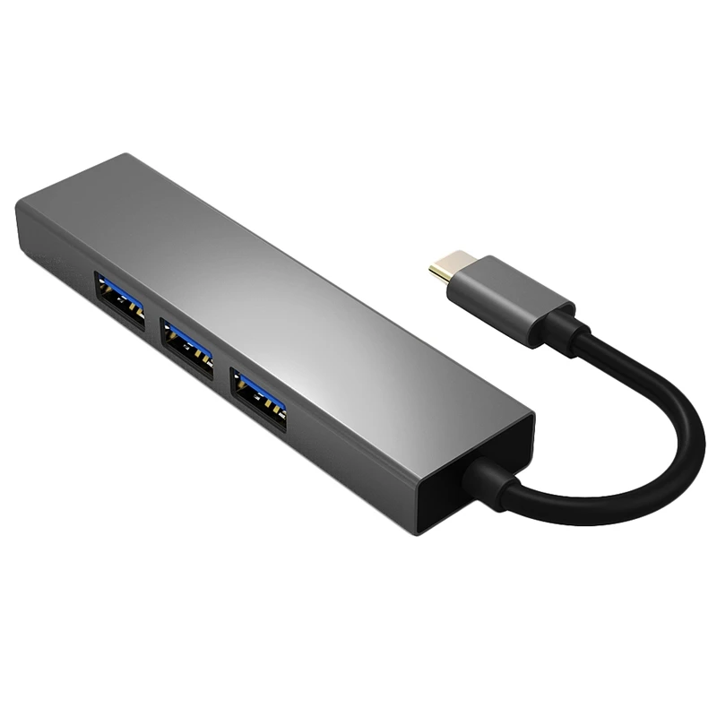 Хит-Thunderbolt 3 хаб Usb-C Usb 3,1 type C до 3Xusb3. 0 хаб Tf sd-карта 5в1 кабель мини многопортовый адаптер для Macbook Pro