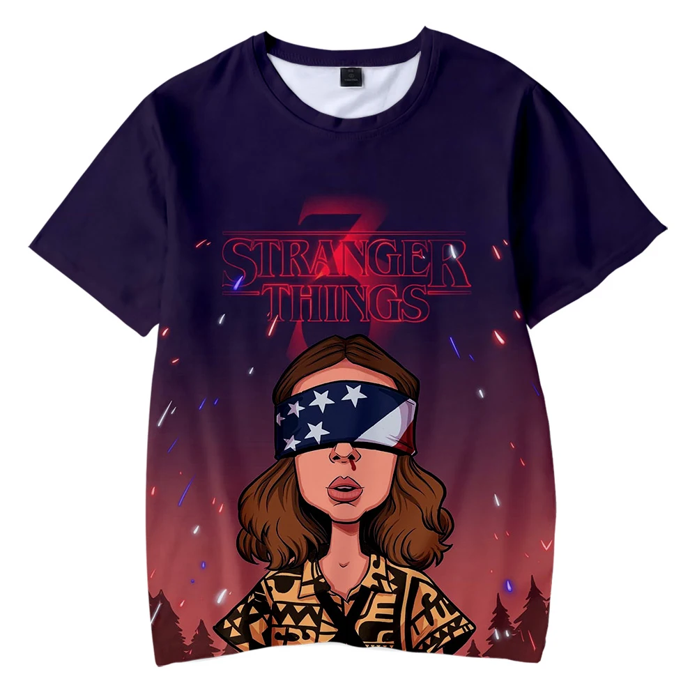 

Hot TV series Stranger Things Summer 3D Kid's t shirts Boys Casual Breathable Comfortable Tops