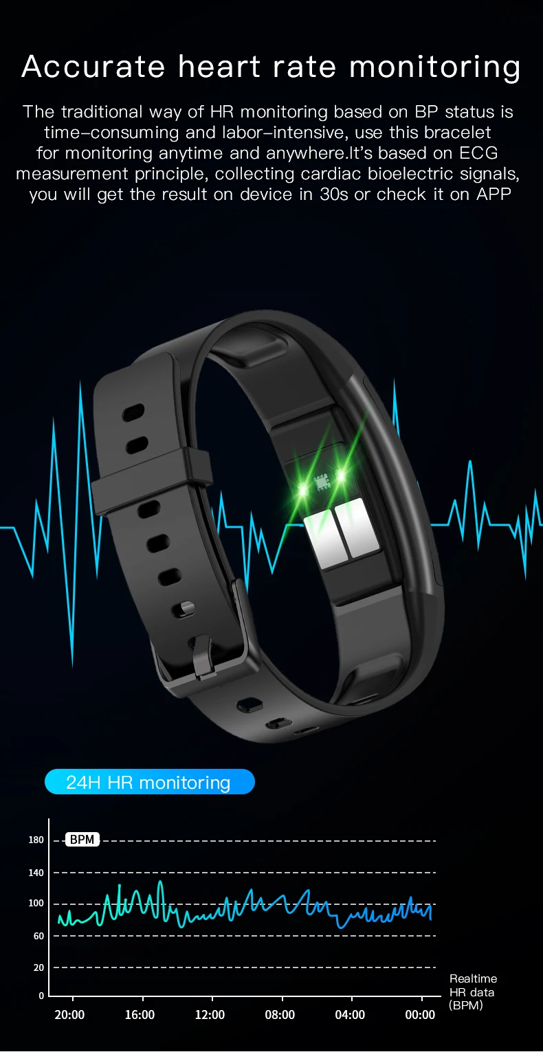2020 m8 ai eletrocardiograma temperatura smartwatch monitor