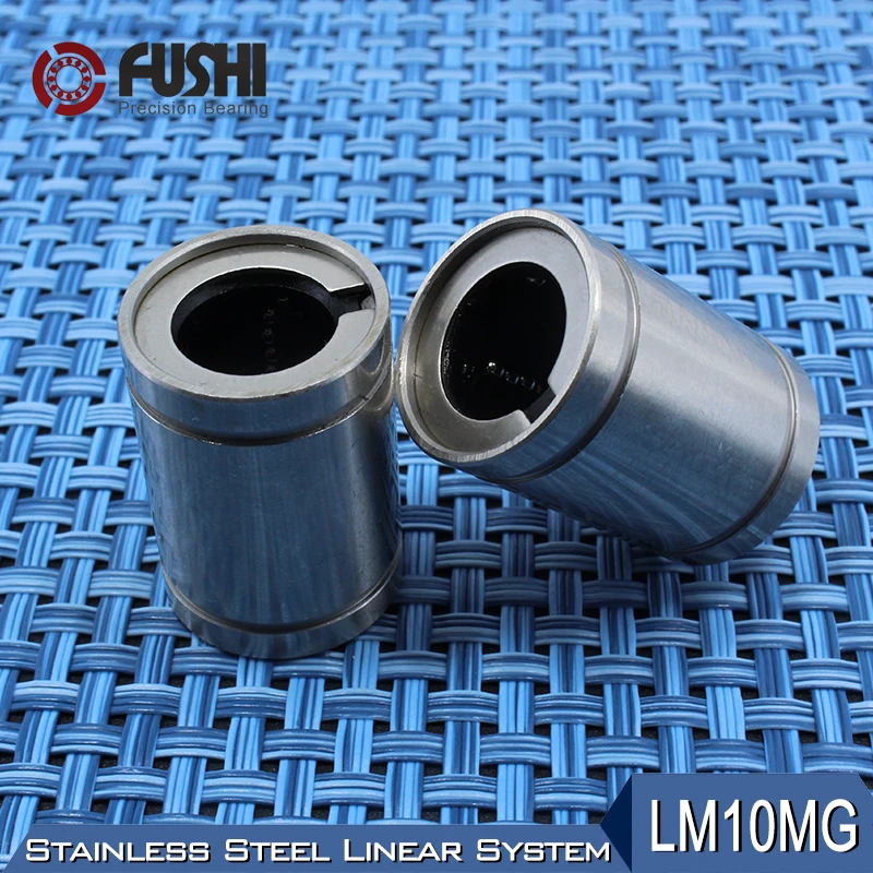 Линейные шарикоподшипники LM10MG 10x19x29 мм (1 шт.) фиксатор из нержавеющей стали и