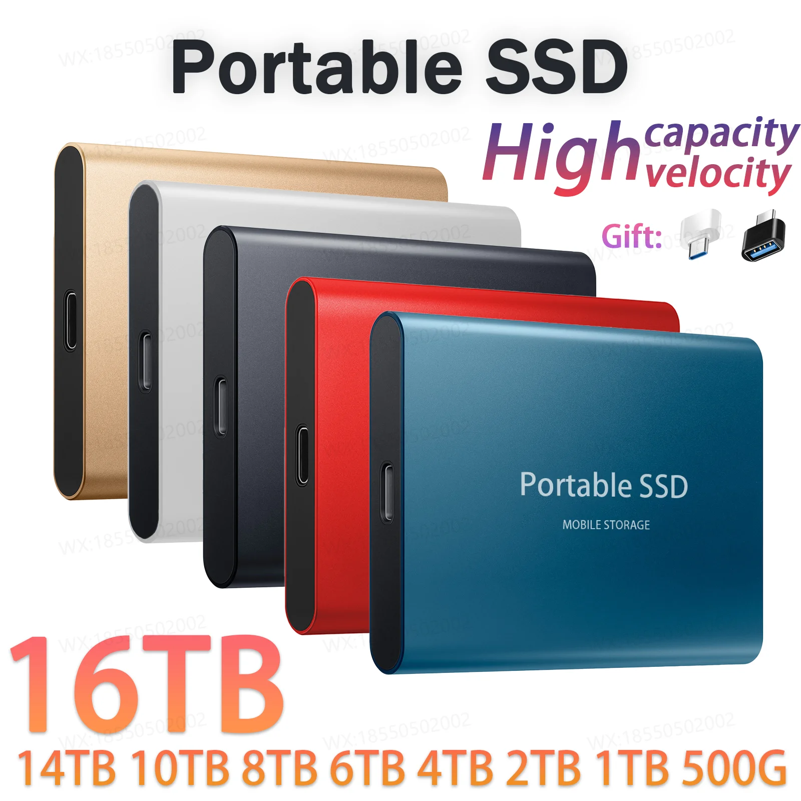 Small portable external hard drive 1TB 2TB 4tb 6tb 8tb hard disk for PC Laptop Computer external hard disk 500gb