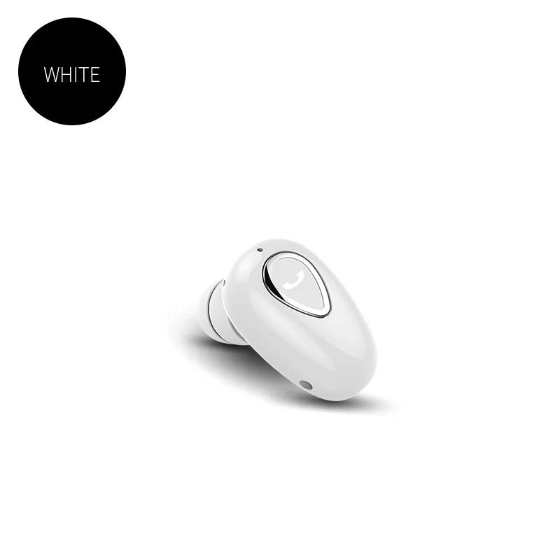 white YX01 Мини Bluetooth наушники, скрытые наушники в ухо, гарнитура с микрофоном, стерео, Спортивная Bluetooth гарнитура для Android, для IOS телефонов - Цвет: white