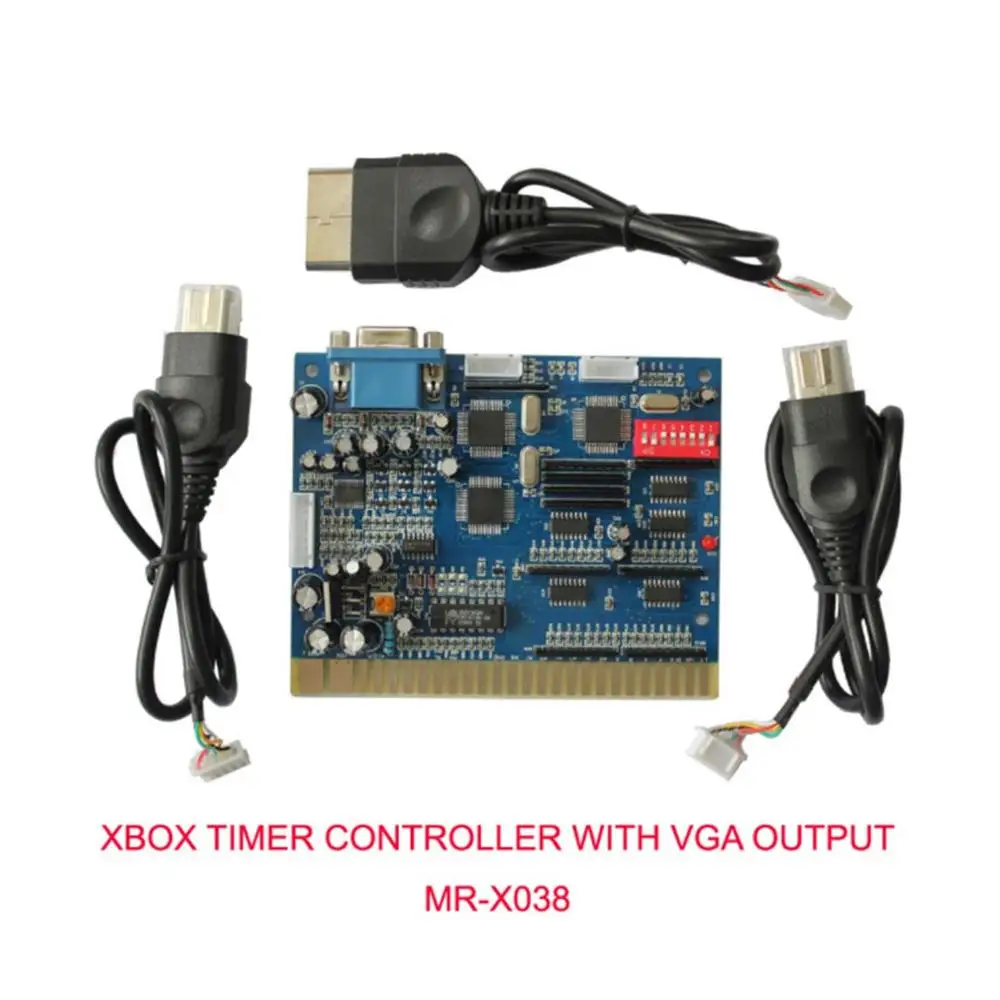 DIY аксессуары Аркада модификация времени панель контроллер VGA выход MR-X038 для xbox - Color: Blue