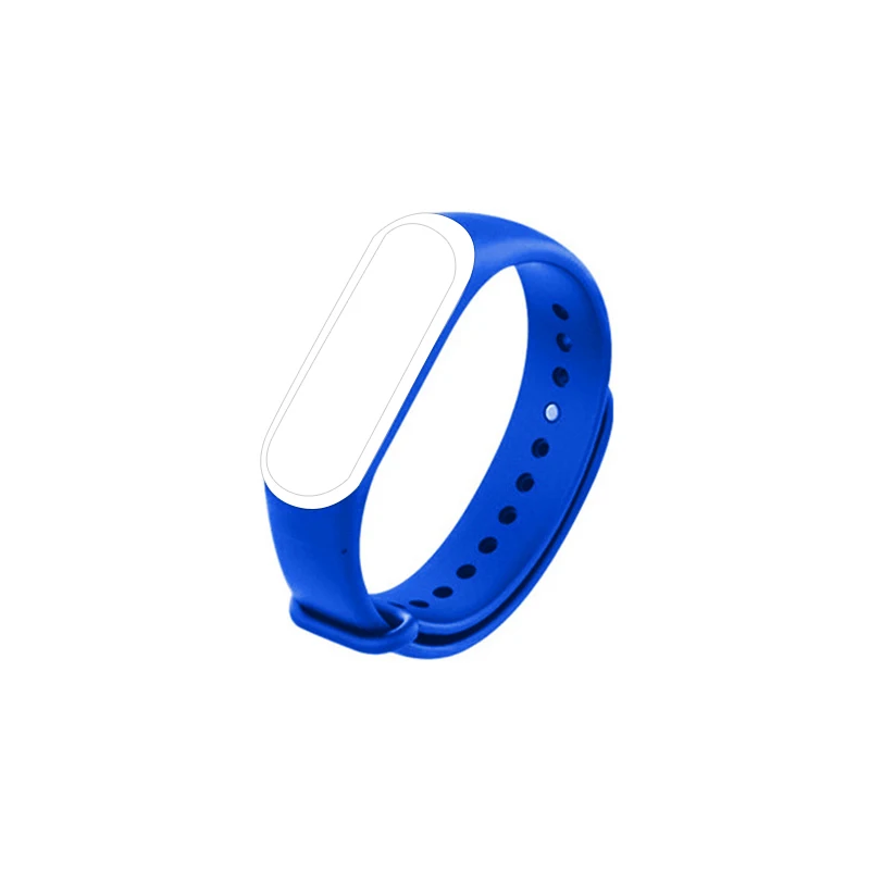 Смарт-браслет Аксессуары Браслет замена новые спортивные часы ремешок для Xiaomi Mi 4 смарт-Браслет замена силиконового запястья - Цвет: 13 dark blue white