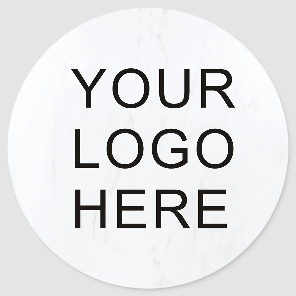 Custom Stickers 100PCS 2-15cm Customized LOGO Favors Boxes Labels Text Photo Wedding Kraft Clear Gold