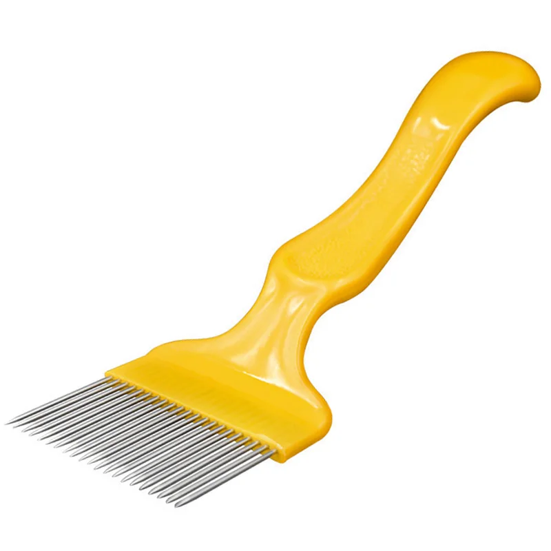 Beekeeping Tools 21 Pin Straight Needles Uncapping Forks handle Stainless Steel