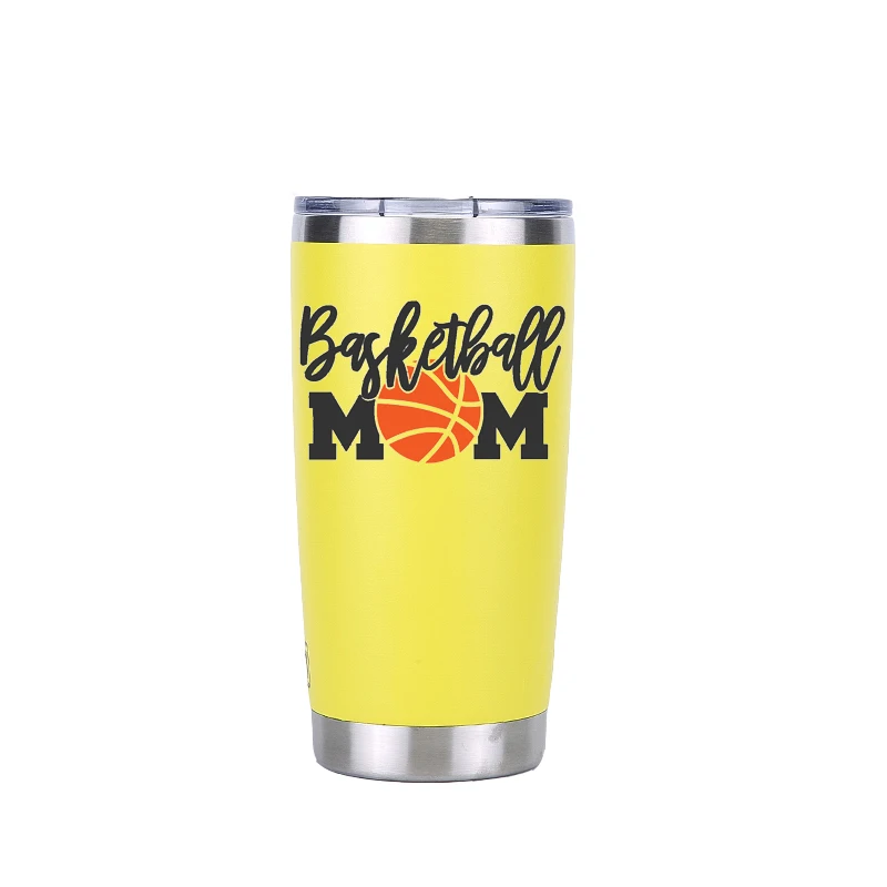 20 oz yellow 30 унций стакан для путешествий автомобиля пивная кружка бутылка для воды Изолированная вакуумная фляжка из нержавеющей стали Термос кофейные кружки вечерние подарок спорт - Цвет: 20 oz yellow