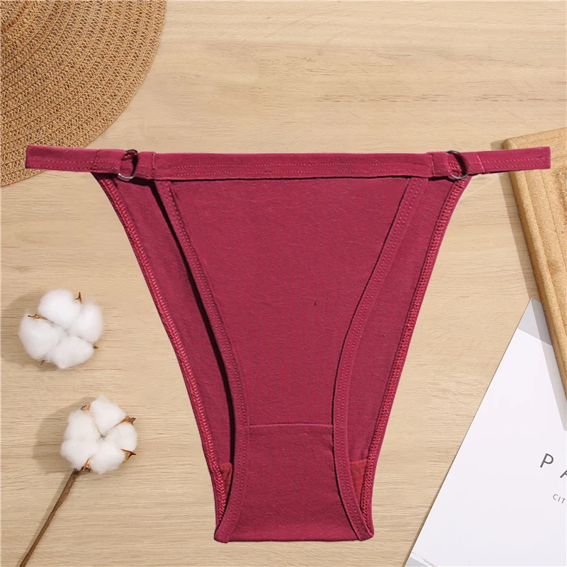 best underwear for women M-2XL Women Cotton Panties Sexy Low Waist Underwear Briefs Female Breathable Underpants Ladies Plus Size Intimates Lingerie 1Pc high waisted cheeky panties Panties