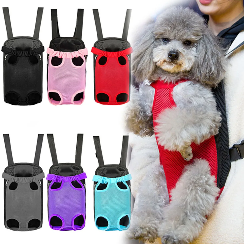 Title 17, Legs Out Front Dog Carrier Bag Hands-Free Adjus...