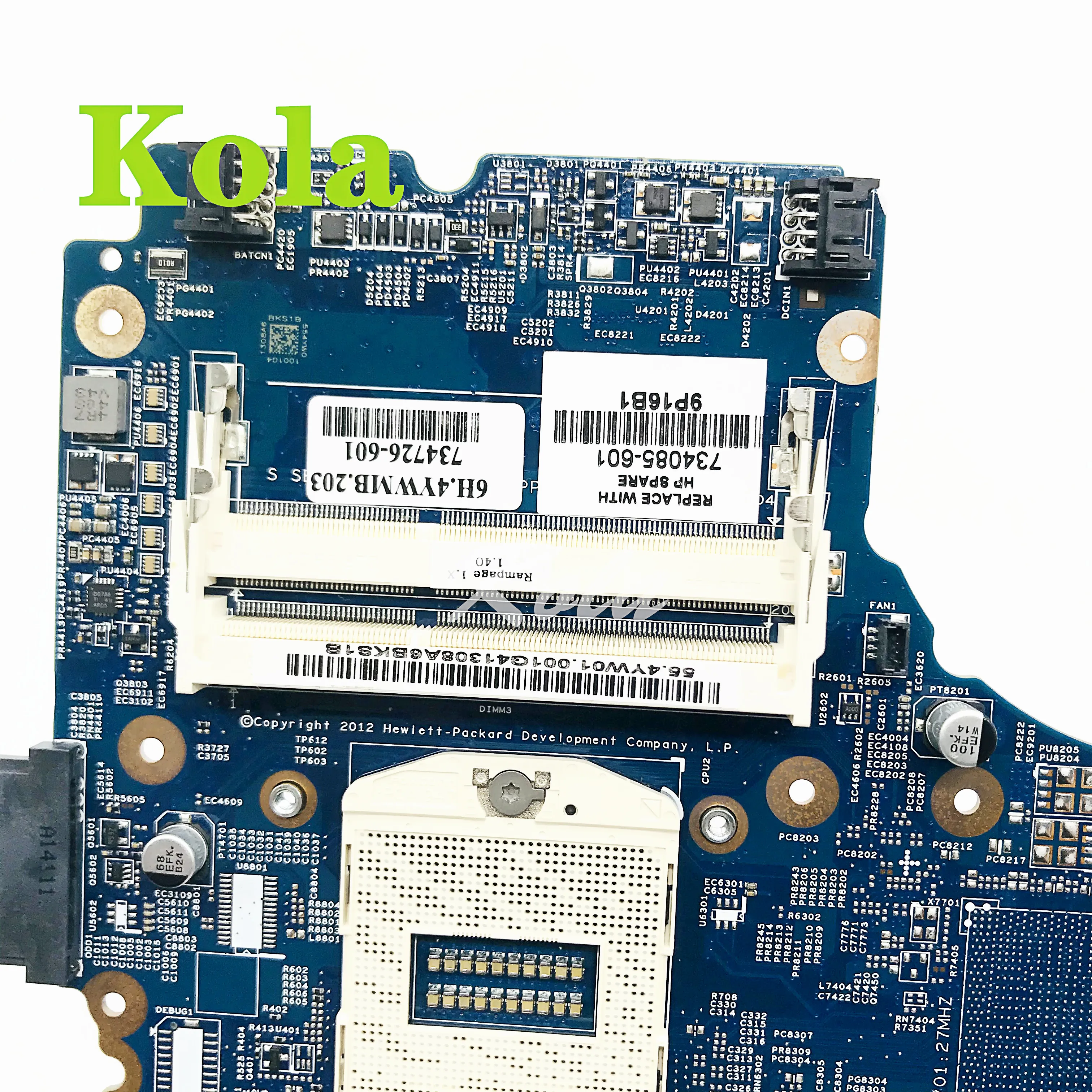 Nuevo 734085-601 para HP Probook 450 G1 440 G1 470 G1 placa base de computadora portátil HM87 12241-1 48.4YW04! 011 734086-601, 734085-001 Tablero Principal - Imagen 5