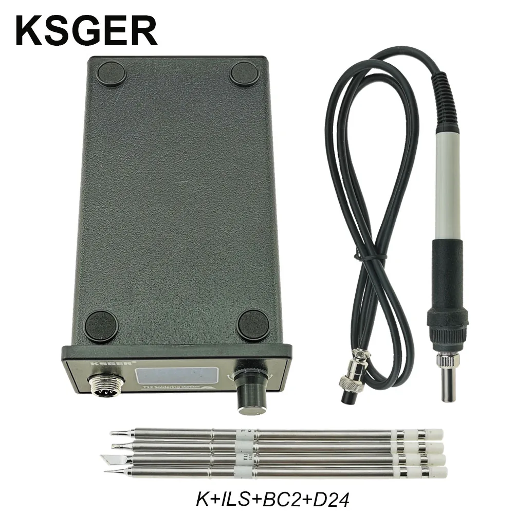 Sets 5 KSGER T12 паяльная станция STM32 цифровой контроллер ABS чехол 907 Паяльник ручка Авто-режим сна Boost Отопление T12 наконечник - Цвет: Sets 5
