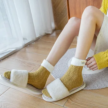 

Clearance Sale Woman Socks Japanese Kawaii Cute Long Socks for Women Autumn Winter Homewear Floor Sleeping Sock for Christmas