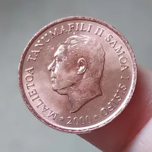 21 мм Самоа, настоящая коморативная монета, оригинальная коллекция
