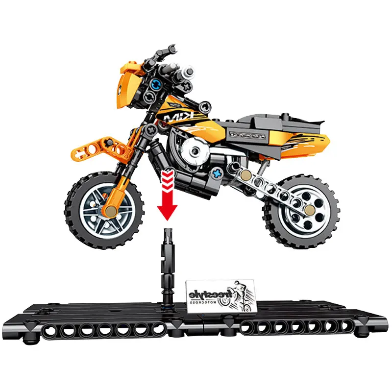 

Legoing Technic Motrocycle Model Set Autobike Building Block Develope Intelligence Hobby Gift For Kids DIY Toys Brick Legoing