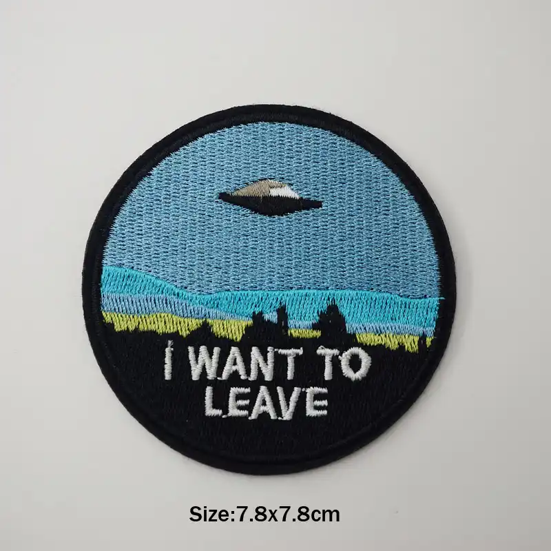 Ufo Hard Rock Band Patch Badge Embroidered Iron On Applique Souvenir Accessory Patches Pins Patches Somoto Cz