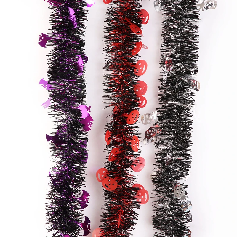 3 м Новинка Хэллоуин украшения тыква летучая мышь череп ужас венок лента пвх