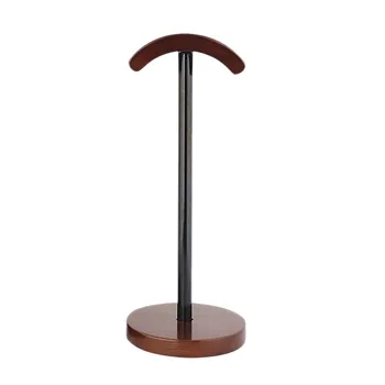 

Wooden Headphone Earphone Headset Stand Hanger Bracket Desk Display Shelf Rack Holder Earphone Accessories Home Office