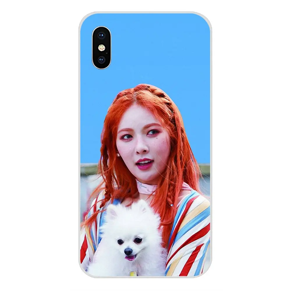 Kim Hyuna сексуальные чехлы для Apple iPhone X XS Max XR 4 4S 5 5C 5S SE 6 6S 7 8 Plus оптом и в