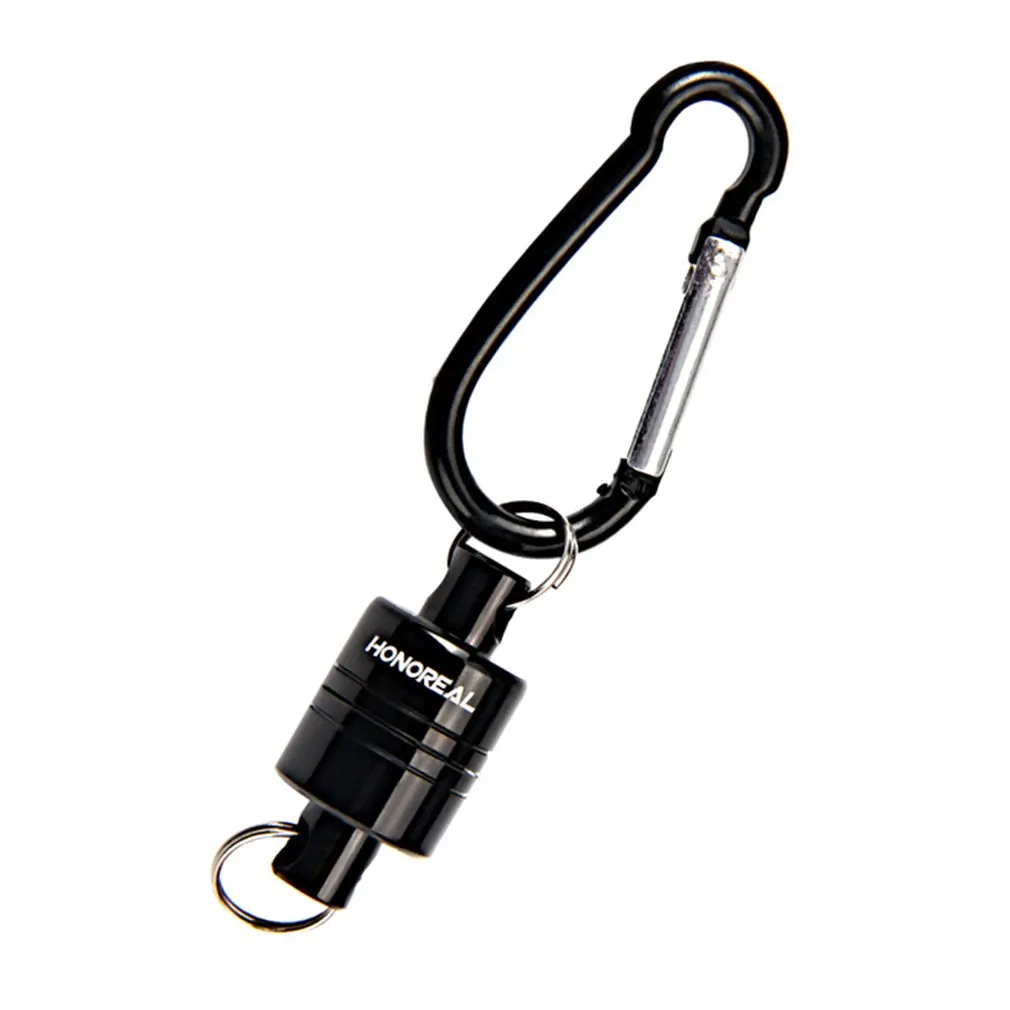 

HONOREAL Magnetic Anti-Lost Telescopic Wire Rope Compact Size Keychain Tactical EDC Chain Return Key Ring Holder Camping Travel