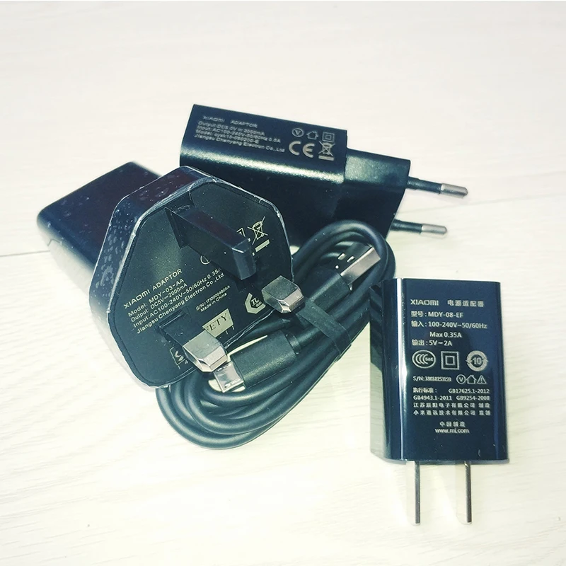 Зарядное устройство XIAOMI EU/US/UK штекер 5V2A Xiaomi Redmi 6 pro 5 5Plus зарядное кабель Micro USB для 7A