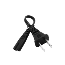 США NEMA 1-15P 2pin штекер для IEC 320 C7 короткий AC мощность Aapter шнур 20 см для ноутбука