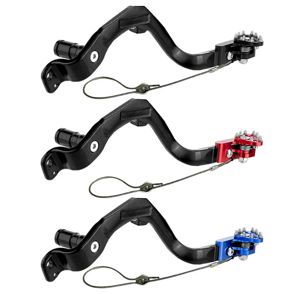 CNC Aluminum Rear Foot Brake Pedal Lever Replacements Brake Pedals