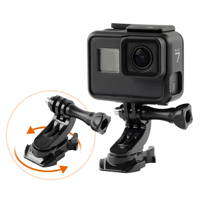 Вертикальная поверхность J Hook Buckle Mount Adapter для Gopro Go pro HD Hero 9 8 7 6 5 4 3 + 2 Edition Xiaomi yi camera