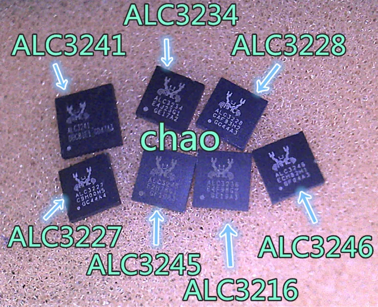 5pcs/lot Alc3236 Alc3228 Alc3234 Alc3227 Alc3246 Alc3245 Alc3241 ...