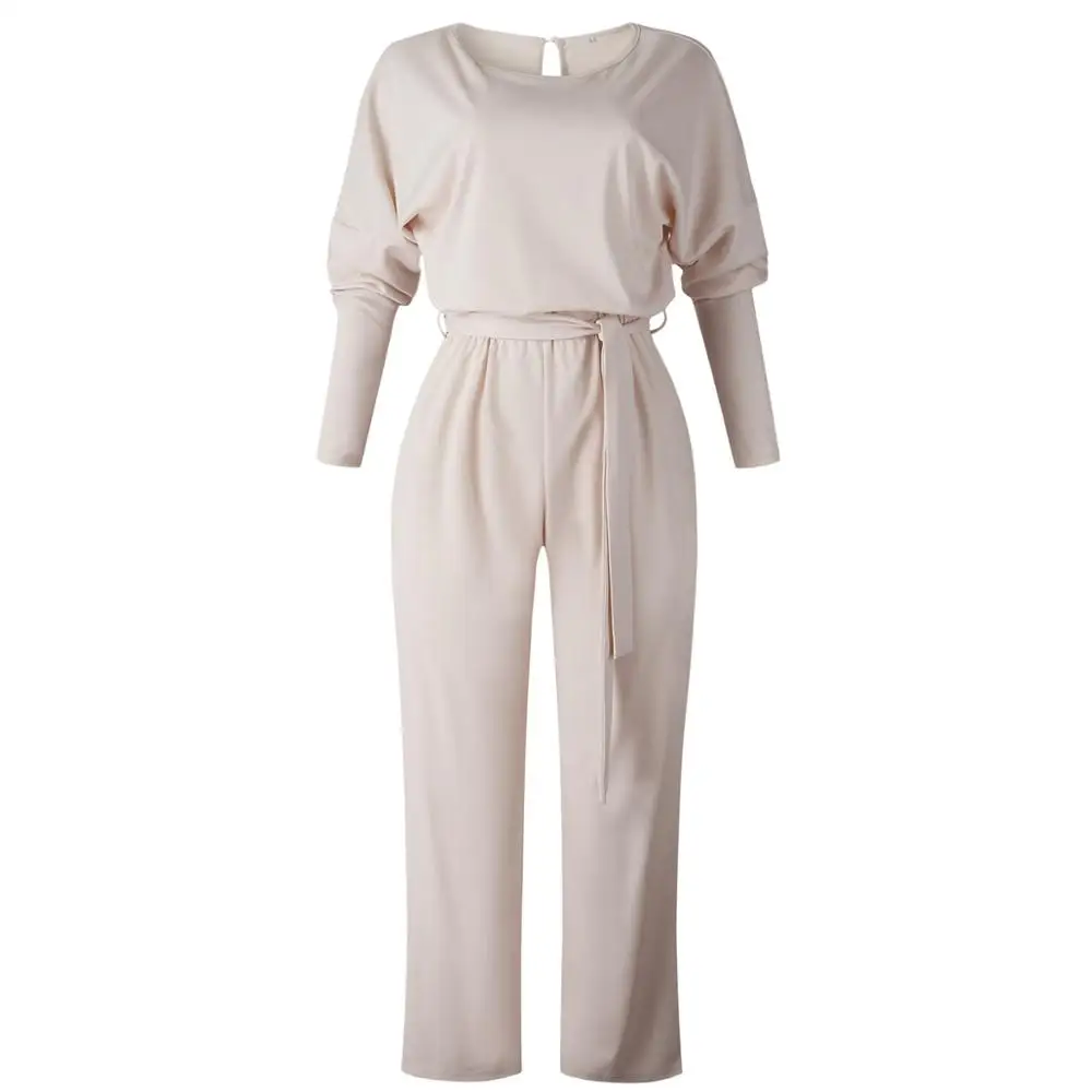 rompers womens jumpsuit 2019 fall fashion long sleeve plus size elegant office lady one piece outfit 101291 |