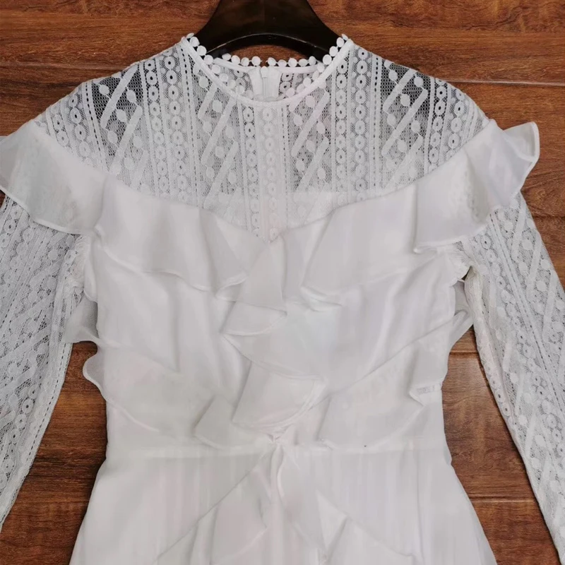 Floral Pleat Chic Blouse Women Summer Autumn Puff