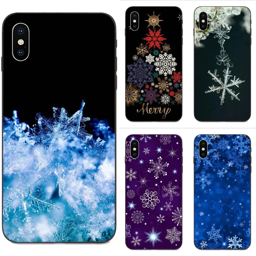 2019 Новый год Снежинка брендовые новые Рождество для Galaxy A3 A5 A6 A6s A7 A8 A9 A10 A20E A30 A40 A50 A60