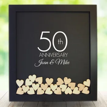 

custom 50th anniversary gifts for parents, 50th anniversary gifts for couples, 25th anniversary, birthday baby shower guest book