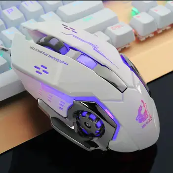 

HobbyLane 6 buttons with scroll wheel Ergonomic Pro Wired LED Light 4000DPI Optical USB Gamer Gaming Mouse r20