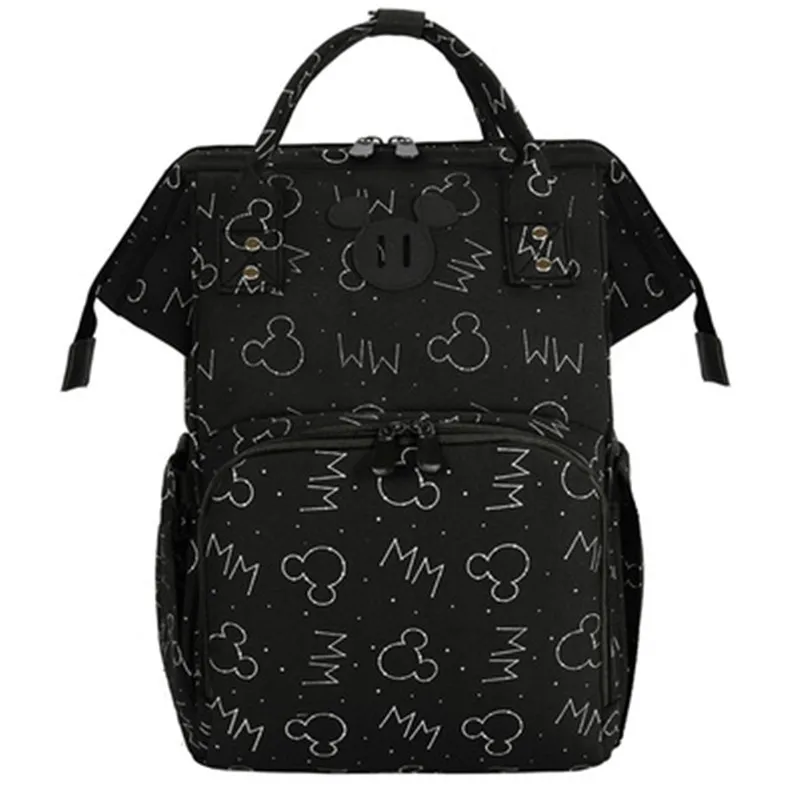 

Disney Mickey Minnie Diaper Bag Mommy Maternity Backpack Large Capacity Travel Backpack Outing Multifunctional Storage Bag