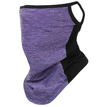 

Adult Ice Silk Face Mask Mesh Bandana UV Protection Contrast Color Neck Gaiter 57BD