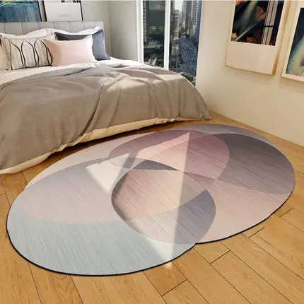 Lrобычный геометрический Коврик для спальни гостиной диван нескользящий коврик