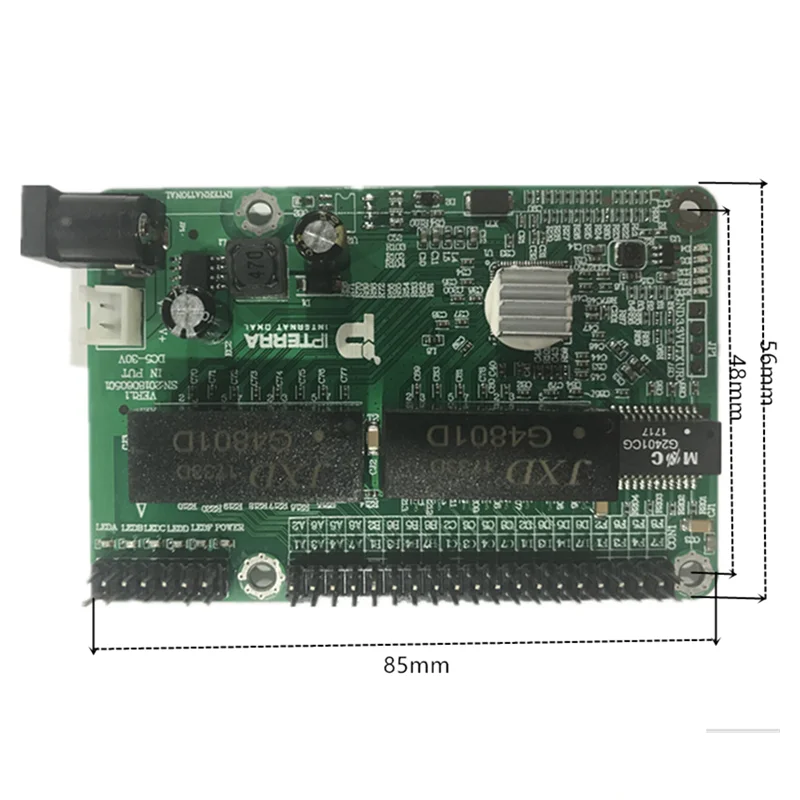 5PIN Модуль 5-коммутатор широко используется в светодиодный модуль 5 портов 10/100/1000 м контактный порт мини-модуль переключателя PCBA материнская плата - Цвет: 5PIN
