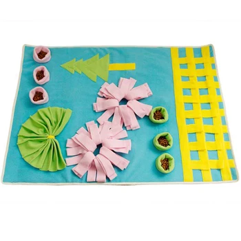 

Large Size Pet Dog Sniffle Mattress Puppy Big Dog Sniffing Training Mat Hide Snacks Pad Soft Fleece Nose Smell Playground