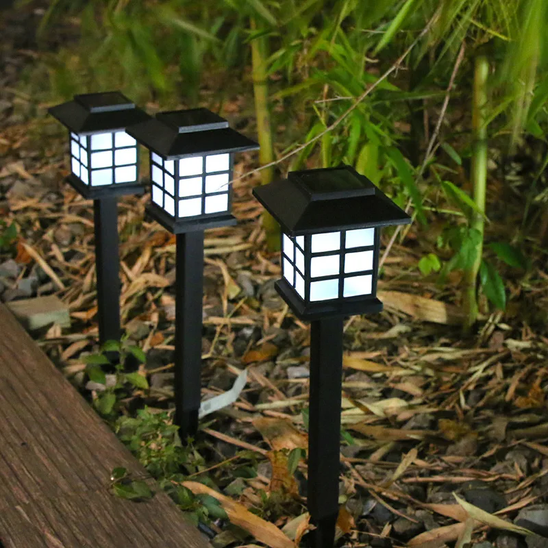 Solar de Jardim para Áreas D'água para Decoração de Jardim Gramado para Áreas Led à Prova Mini Externas Luz 8 Luzes e Iluminação